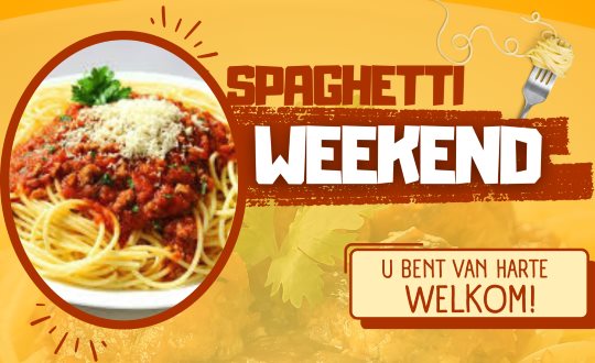 Spaghettiweekend bij de gemeenschap Zaden van het Woord te Tongeren op 27 en 28 januari 2024.