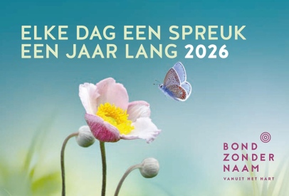 Staankalender 2026 van Bond zonder Naam.