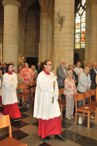 Viering van het hoogfeest Maria Geboorte in de basiliek van Tongeren.